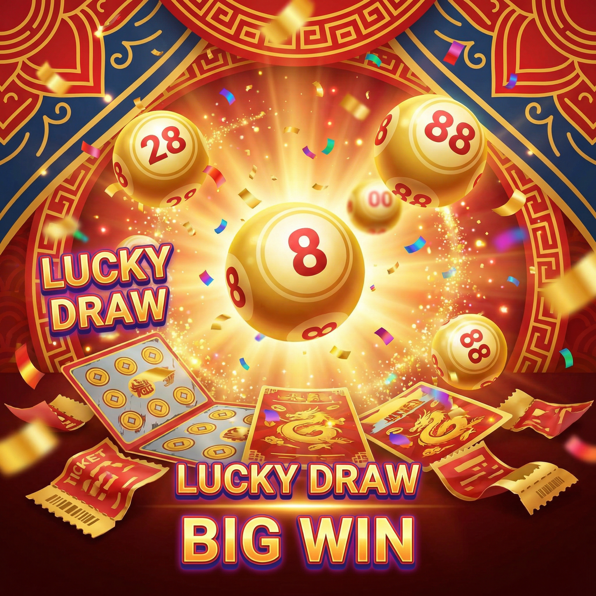 彩票游戏开奖现场